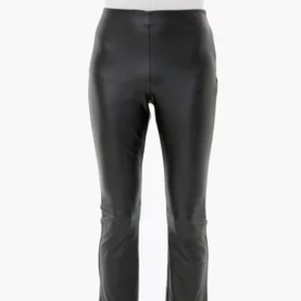 Tuckernuck Black Faux Leather Ashford Pants